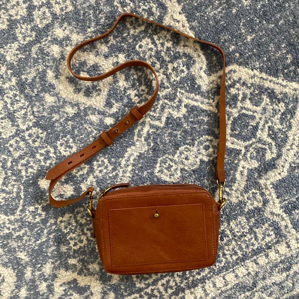 Madewell Brown Leather Purse Satchel